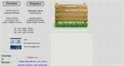 Desktop Screenshot of primaria-borsec.ro